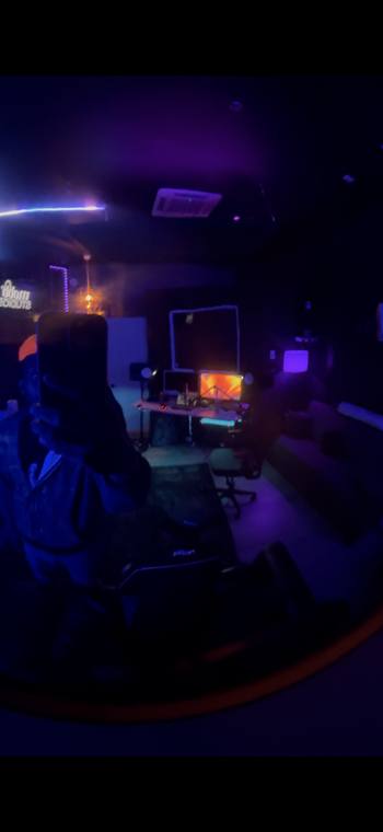 The control room in the mirror